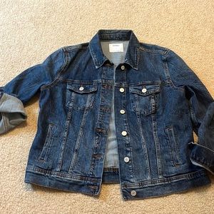 Old Navy dark wash jean jacket
